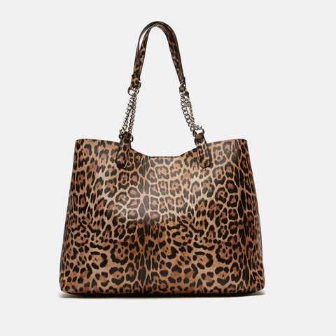 Bolso Shopper Con Motivo Animal Print, Animal Bolso Shopper Con Motivo Animal Print, Animal